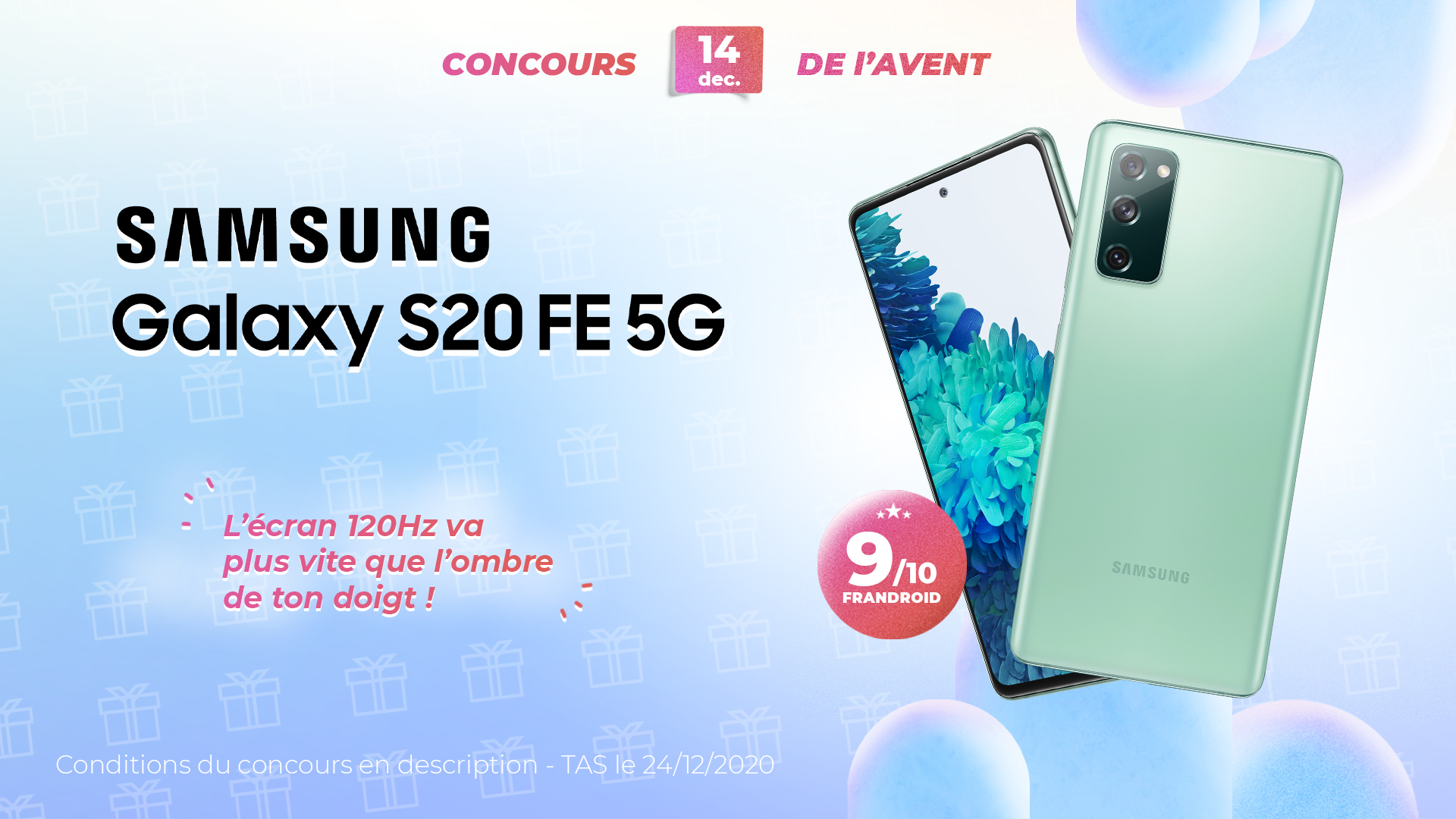 FrandroidOffreMoi un Samsung Galaxy S20 FE 5G