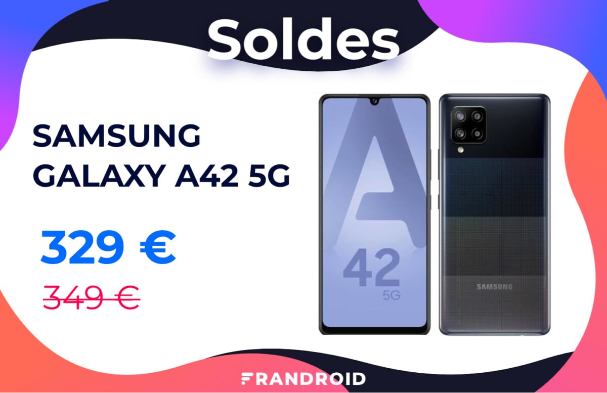 Samsung Galaxy A42 5G Soldes Hiver 2021