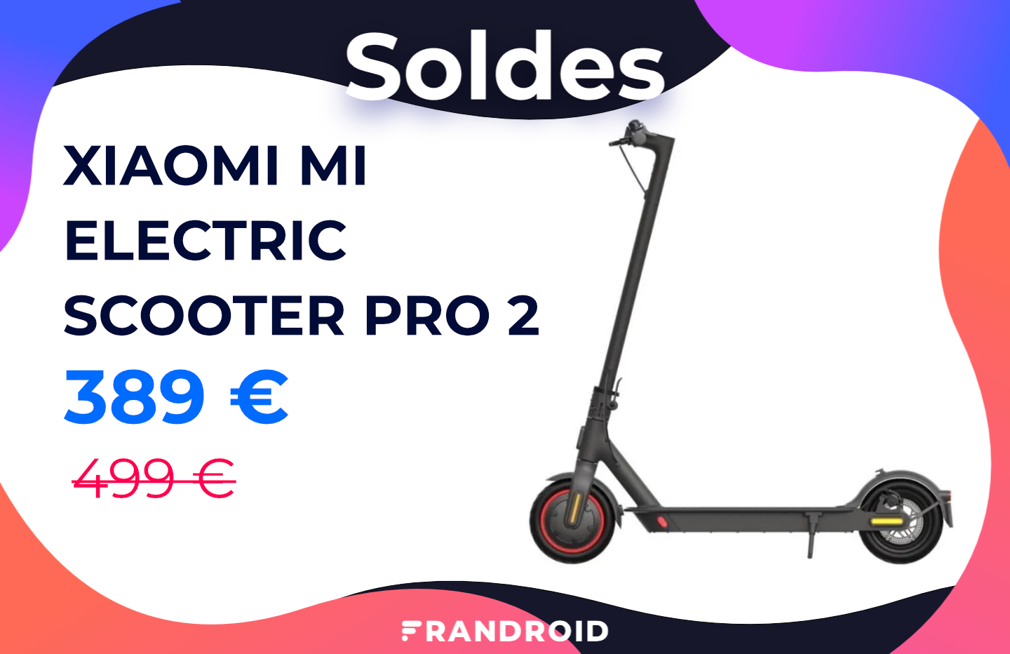 La trottinette Xiaomi Mi Electric Scooter Pro 2 coûte 110 € de moins pour  les soldes
