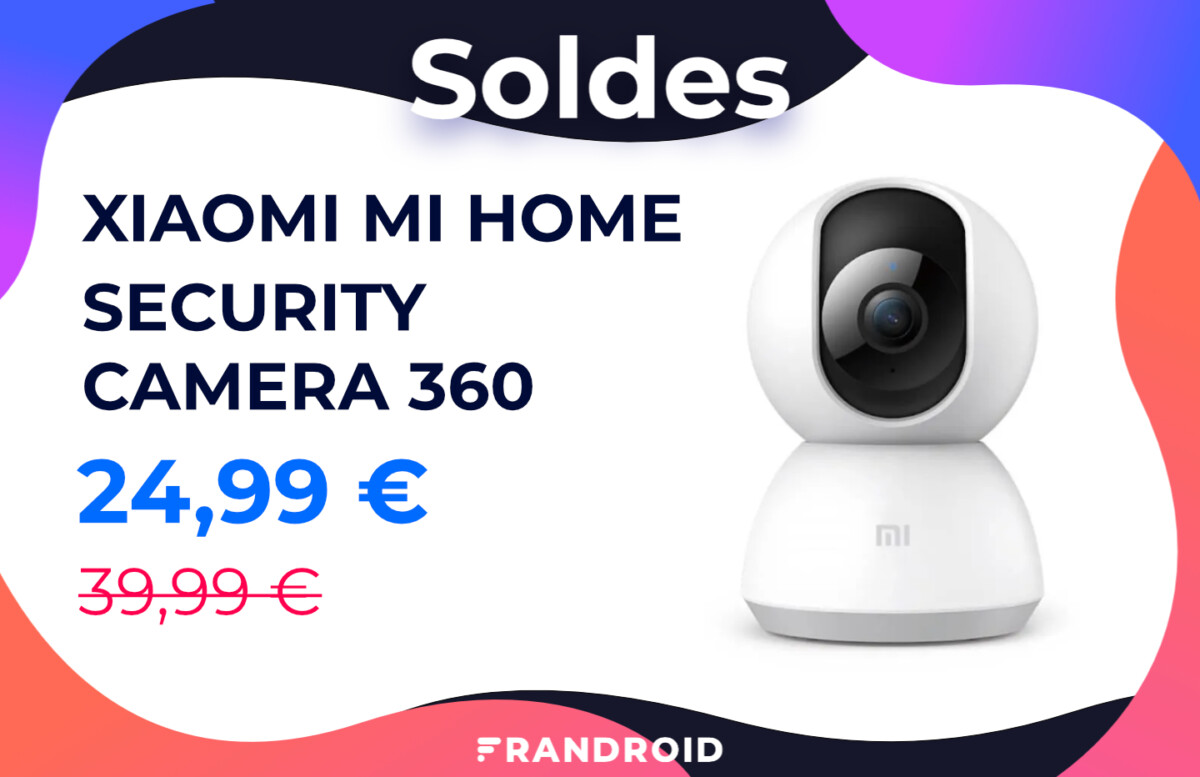 Pour les soldes, la Xiaomi Mi Home Security Camera 360 coûte 15 € de moins