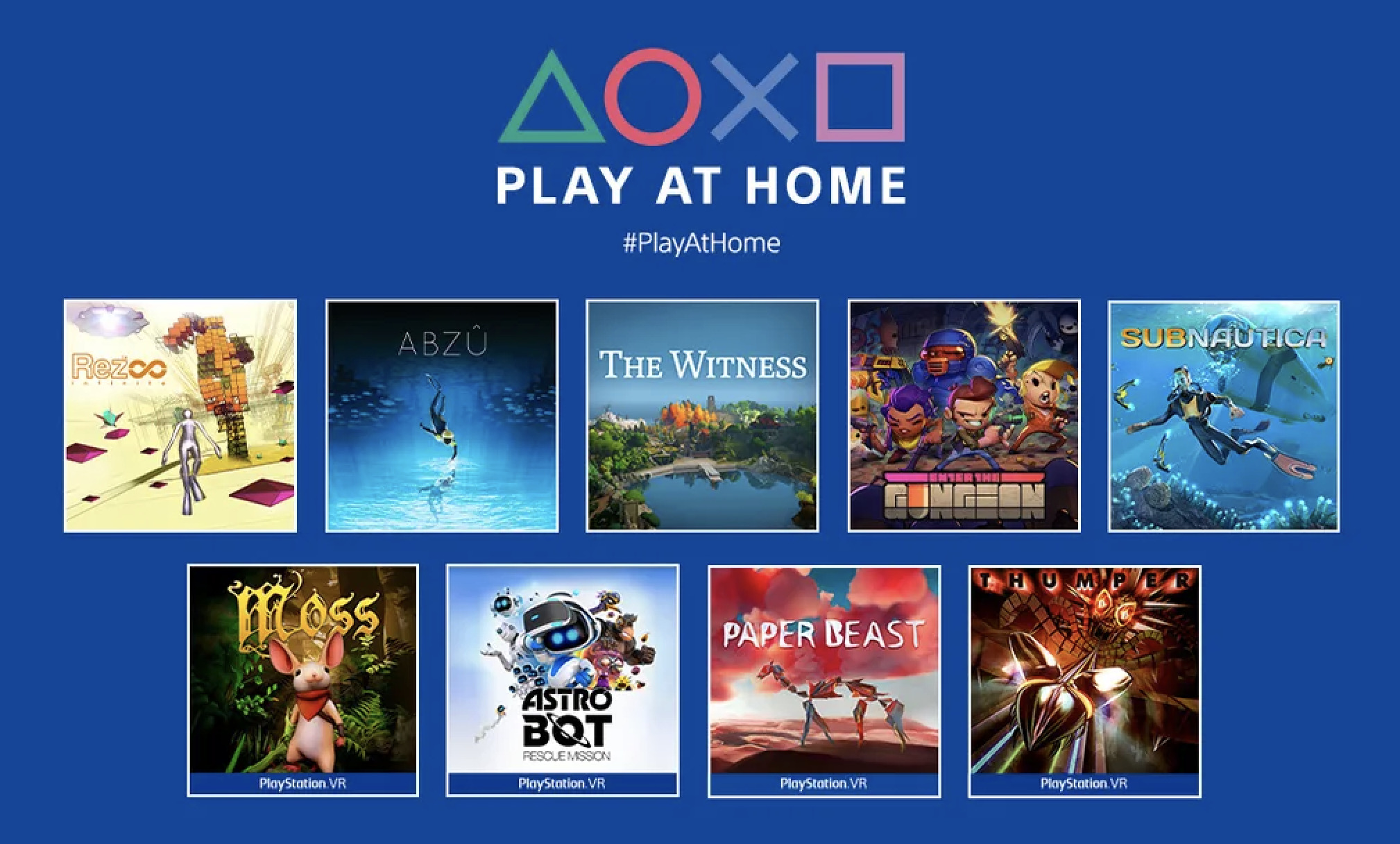 Play At Home : 9 jeux gratuits sont à télécharger dès maintenant