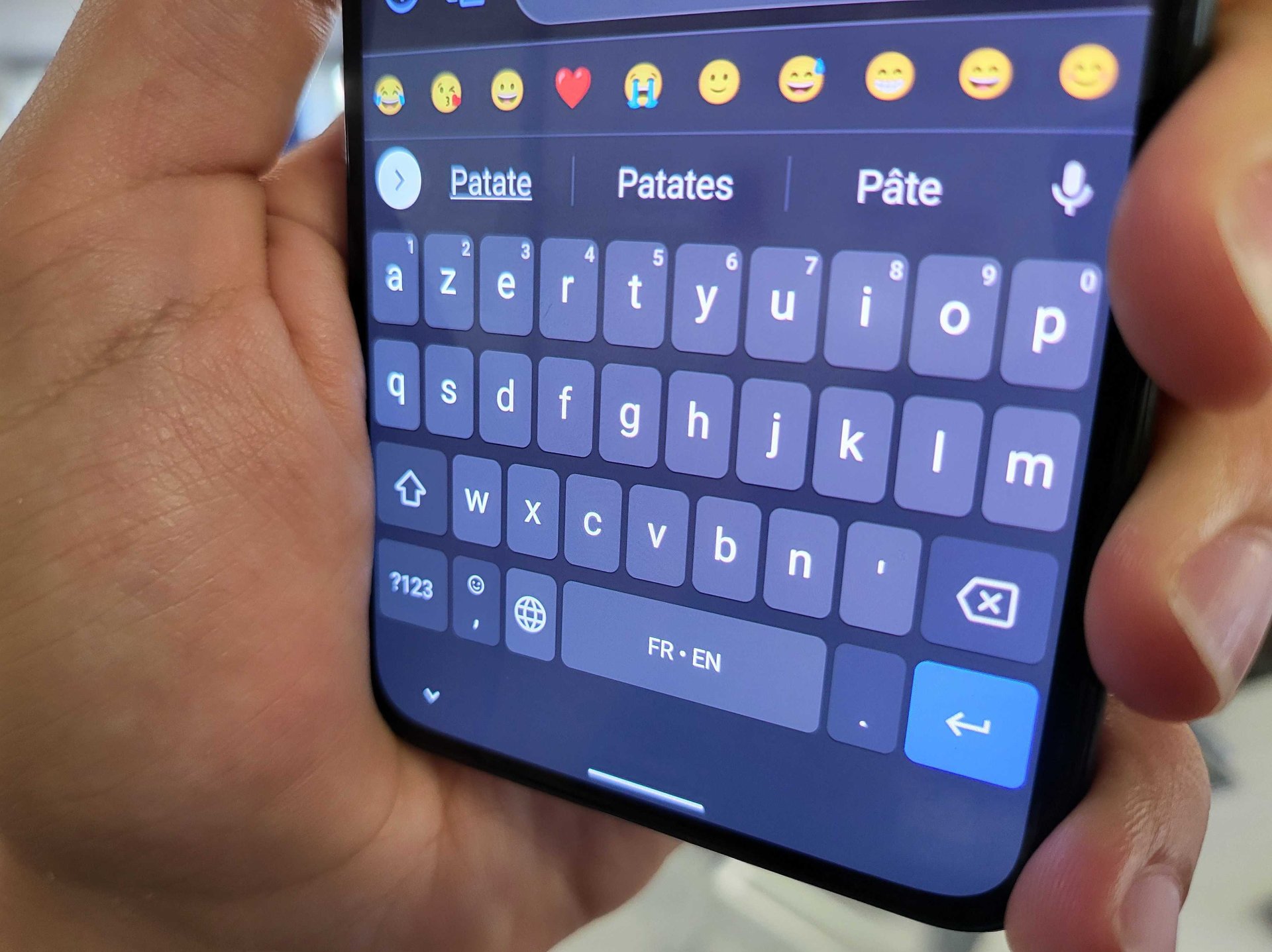 Sticker autocollant pour passer un clavier de QWERTY à AZERTY - Smartophone