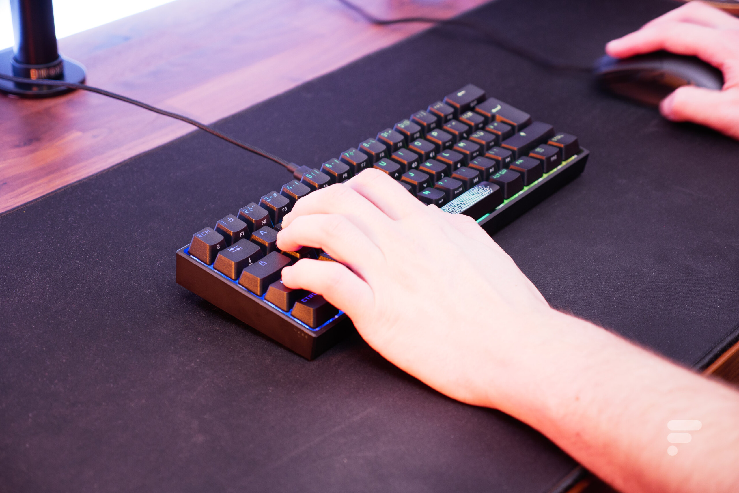 Corsair s'attaque aux claviers mécaniques au format 60 % avec son K65 RGB  Mini - Les Numériques