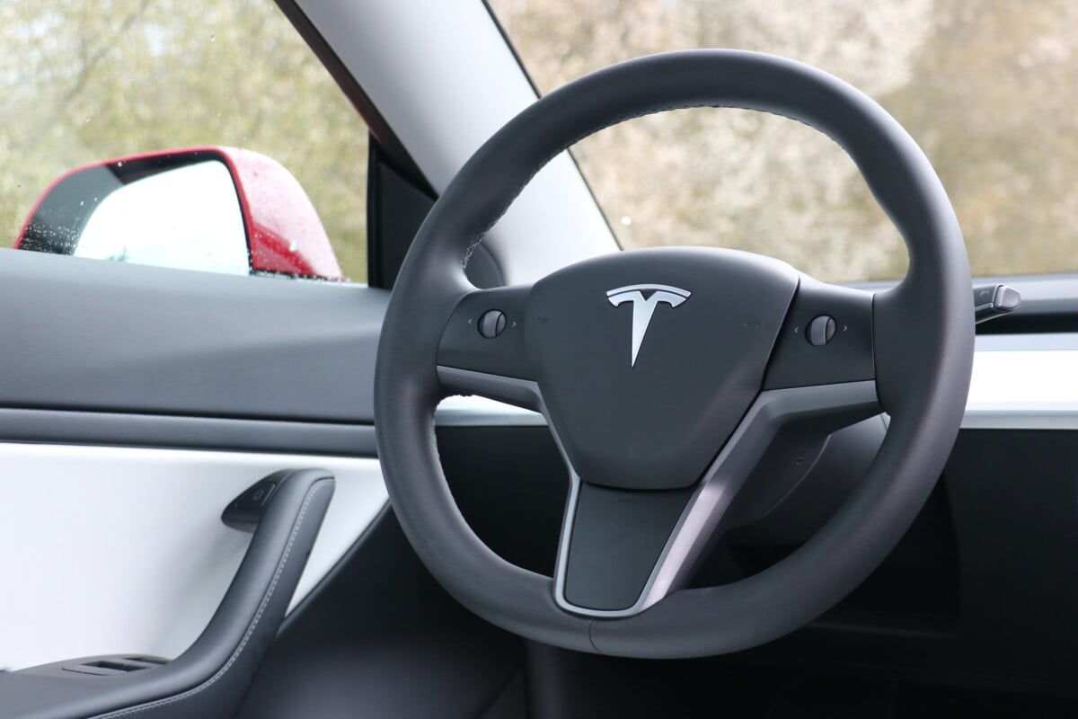 L’intérieur de la Tesla Model 3