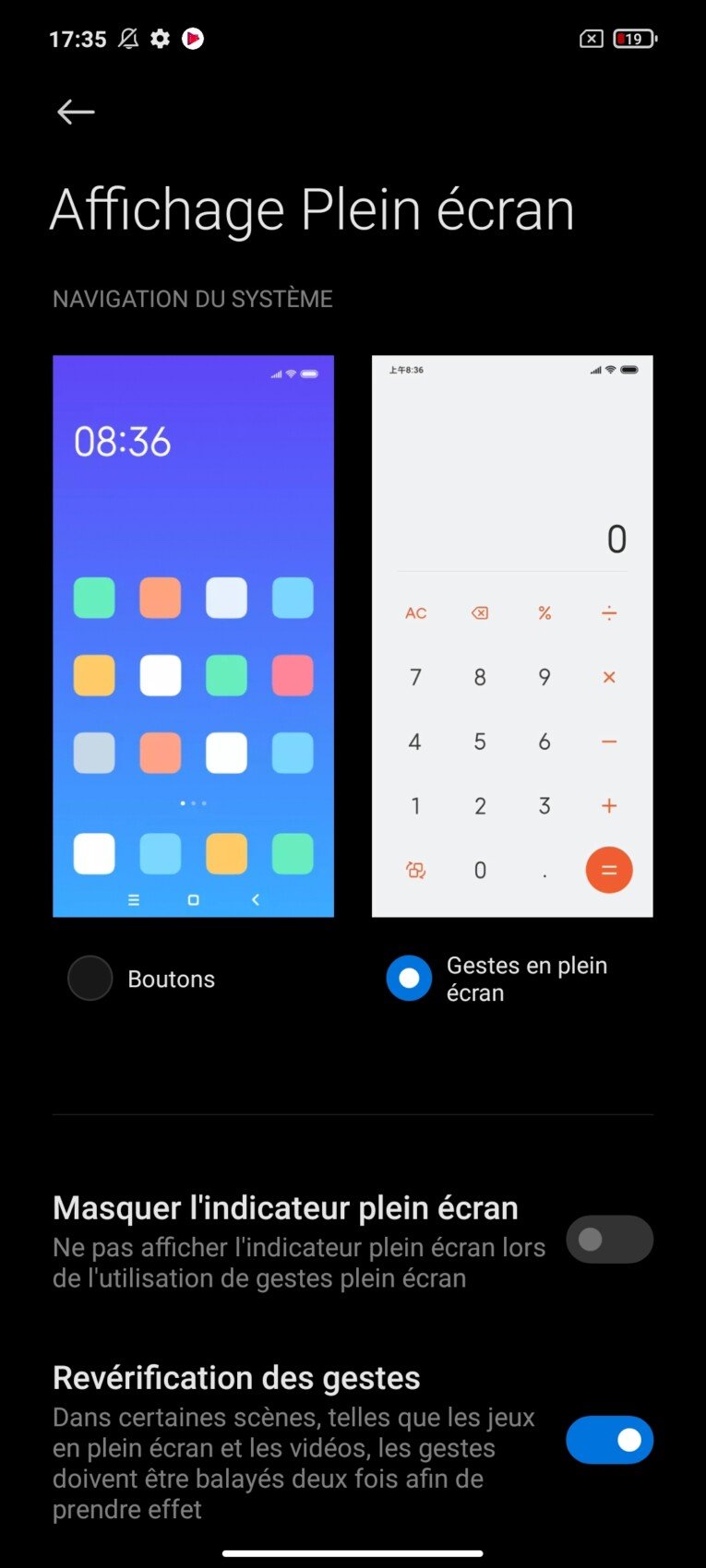 Interface Xiaomi Poco X3 Pro