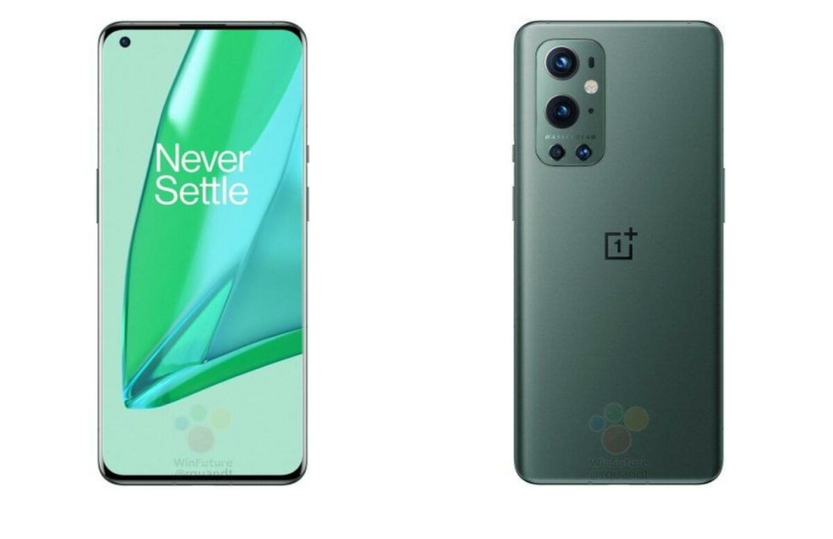 OnePlus 9 Pro in green