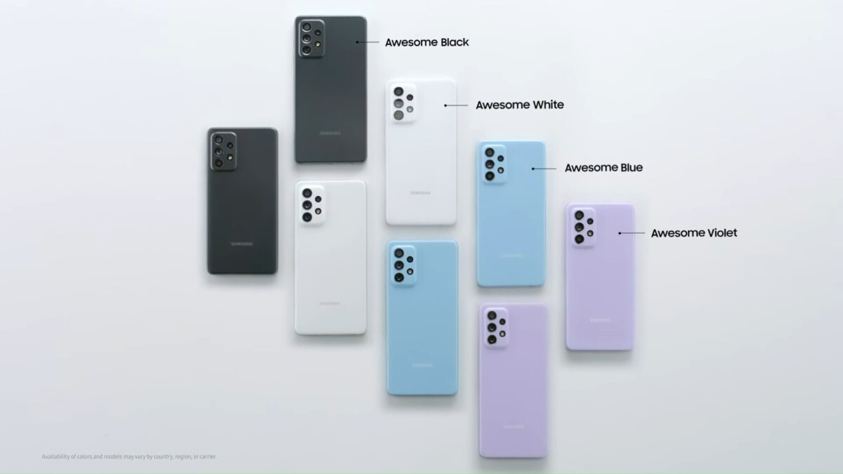 Samsung Galaxy A52, A52 5G et A72 dévoilés : le résumé de la conférence
