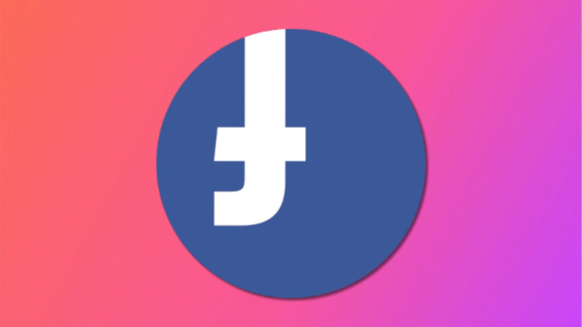 Logo Facebook renversé