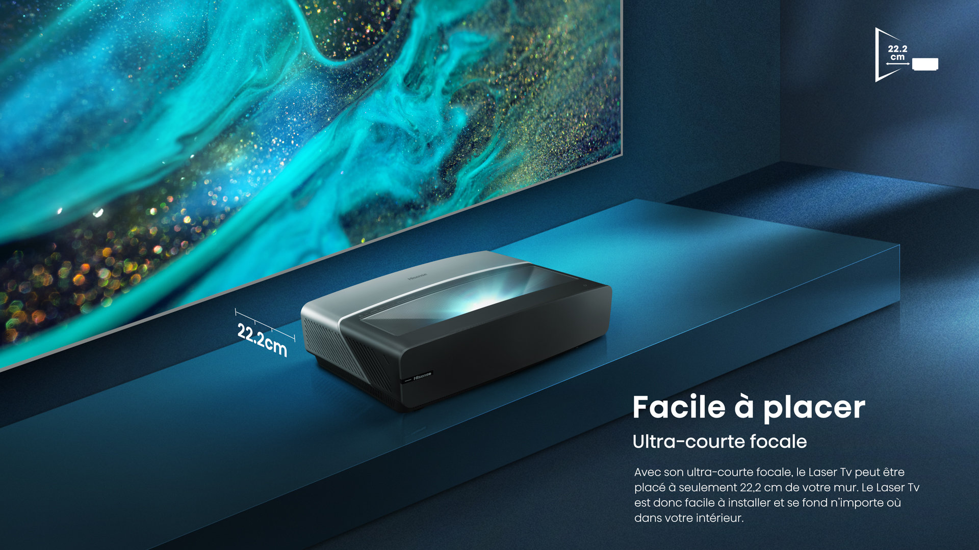 Hisense Laser TV : le vidéoprojecteur 4K courte focale perd 2000 € juste  avant l'Euro
