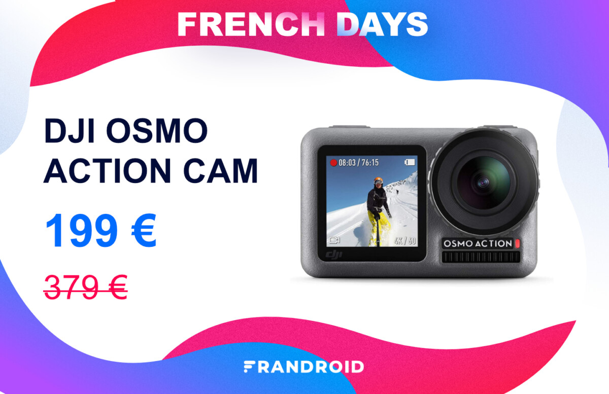 DJI Osmo Action : la concurrente de GoPro est plus abordable pour les French Days