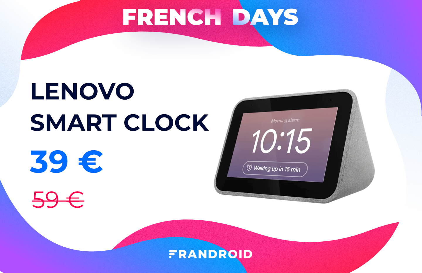 Test du Lenovo Smart Clock : l'écran connecté qui voulait remplacer votre  réveil