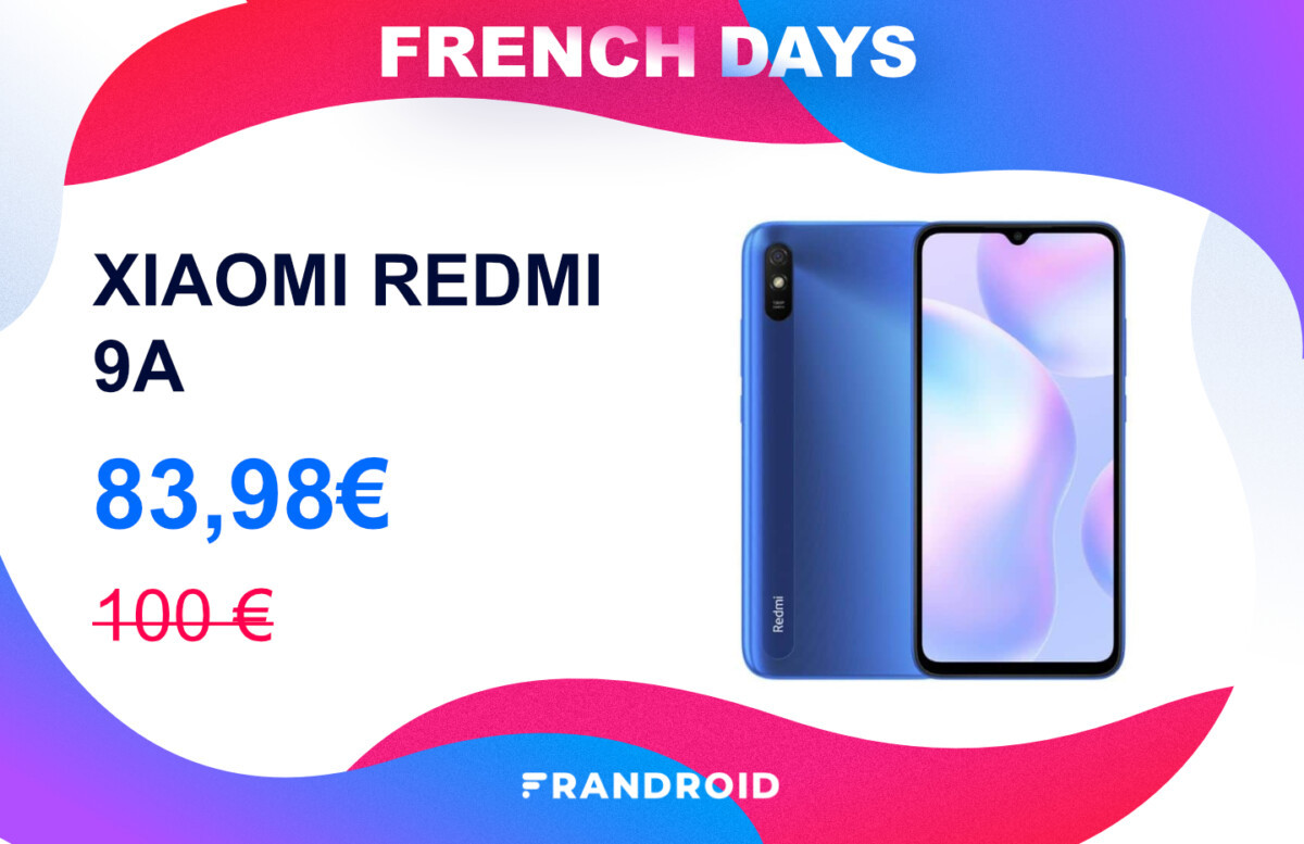Le Xiaomi Redmi 9A est un smartphone low cost encore moins cher durant les French Days