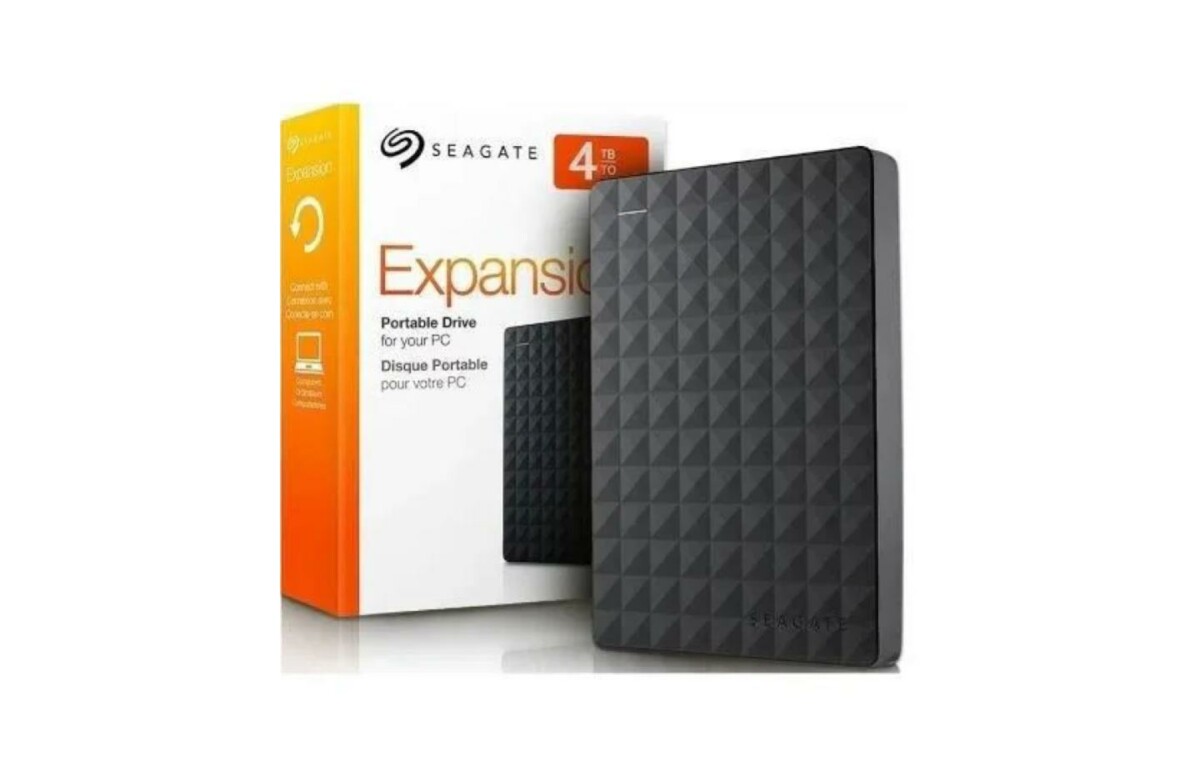 Seulement 79 euros pour le disque dur externe Seagate Expansion 4 To