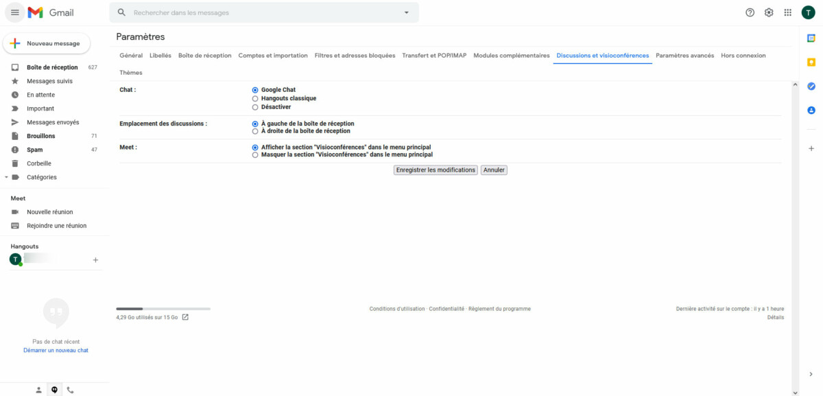 Neue Gmail-Oberfläche واجهةواجهة