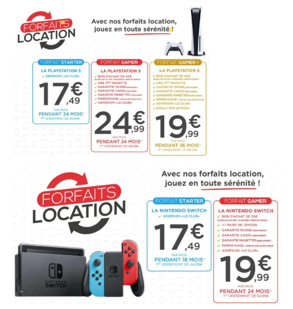 Des PS5 et Nintendo Switch plus chères en location : le faux bon plan de Micromania