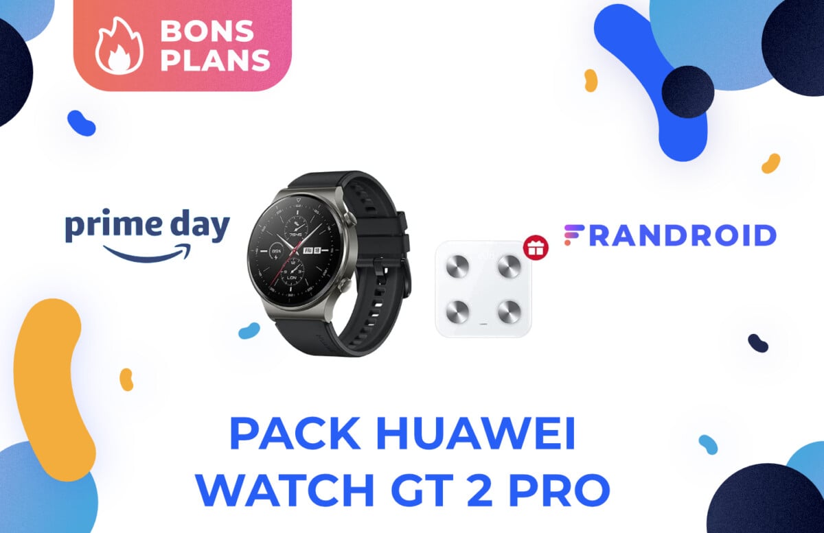 Amazon propose la Huawei Watch GT 2 Pro avec une balance connectée pour 199 €