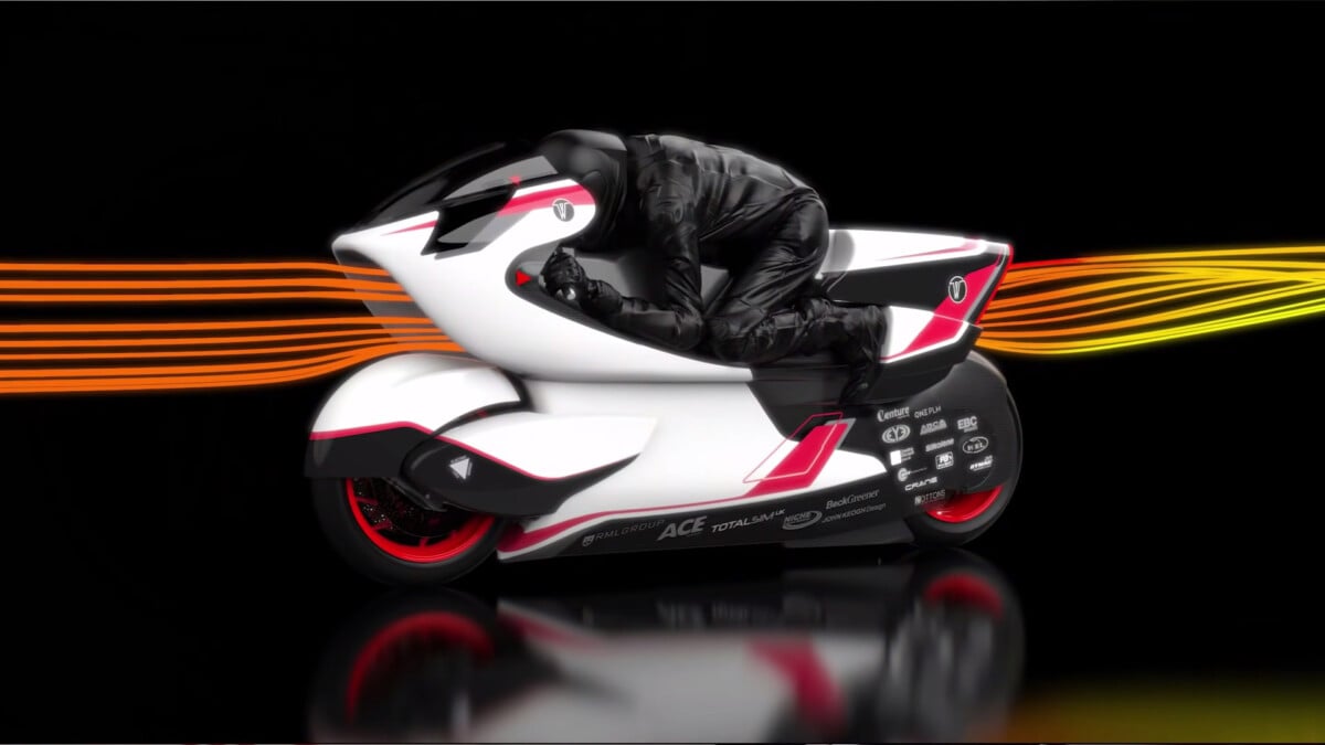 En quête du record de vitesse en moto électrique, l&#39;objectif est fixé à plus de 400 km/h