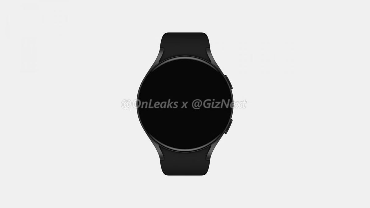 Rendu de la Samsung Galaxy Watch Active 4