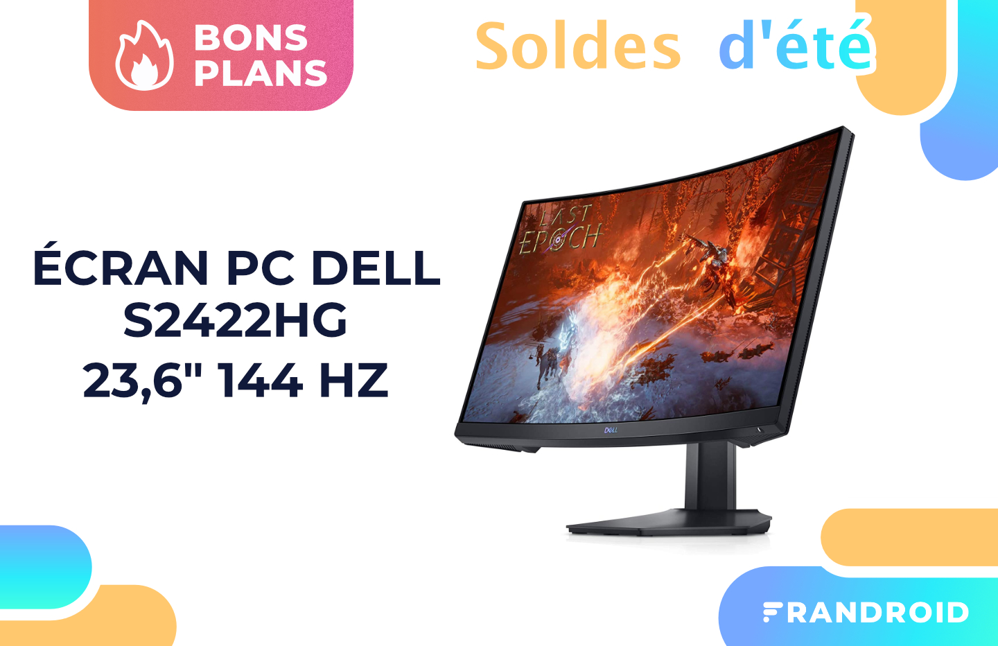 Cet écran gaming Dell de 23,6 (144 Hz) ne coûte pas plus cher que 150  euros pendant les soldes