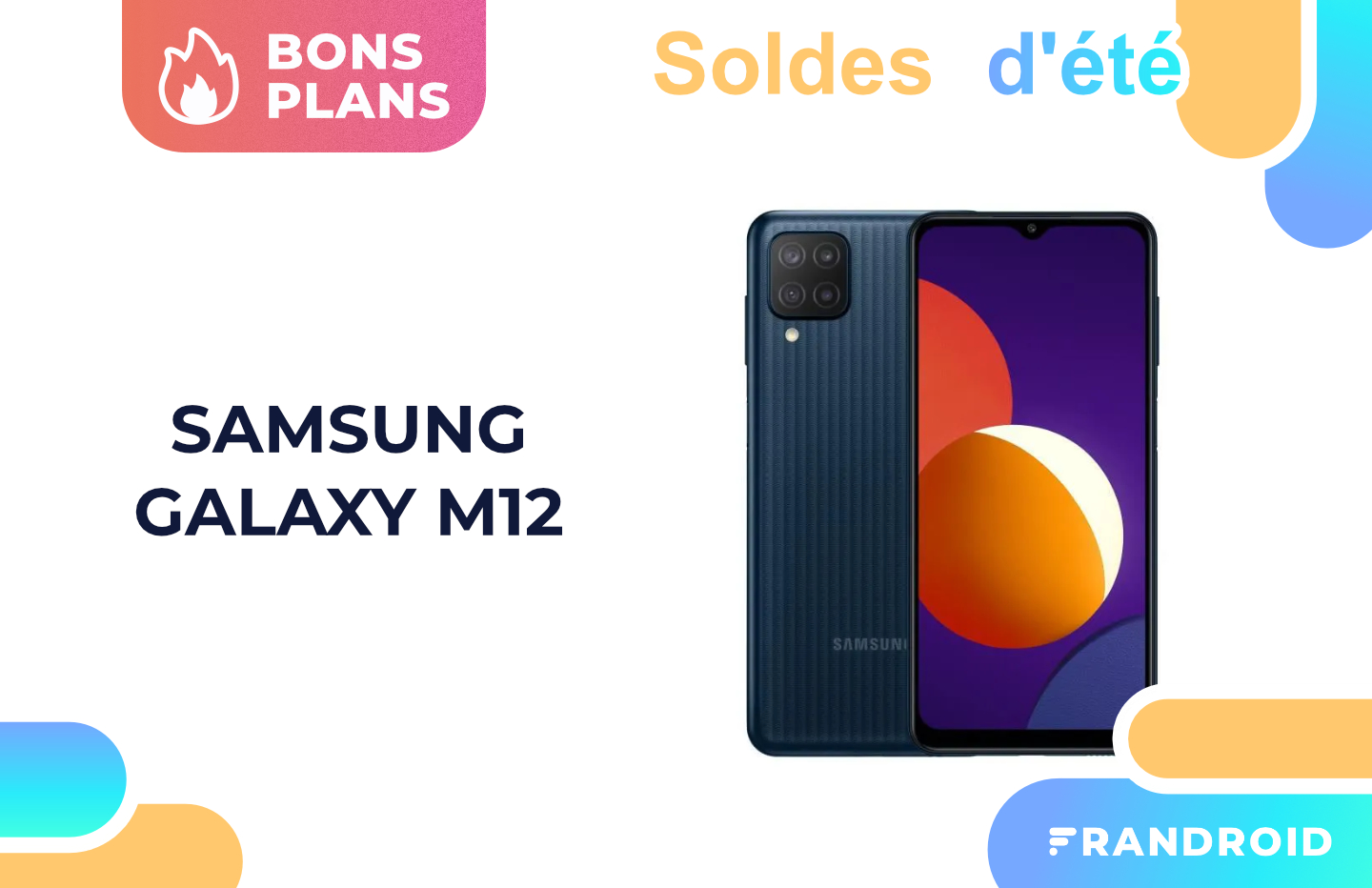 Samsung Galaxy M12 à 129 € : un smartphone pas cher et à jour avec Android  11