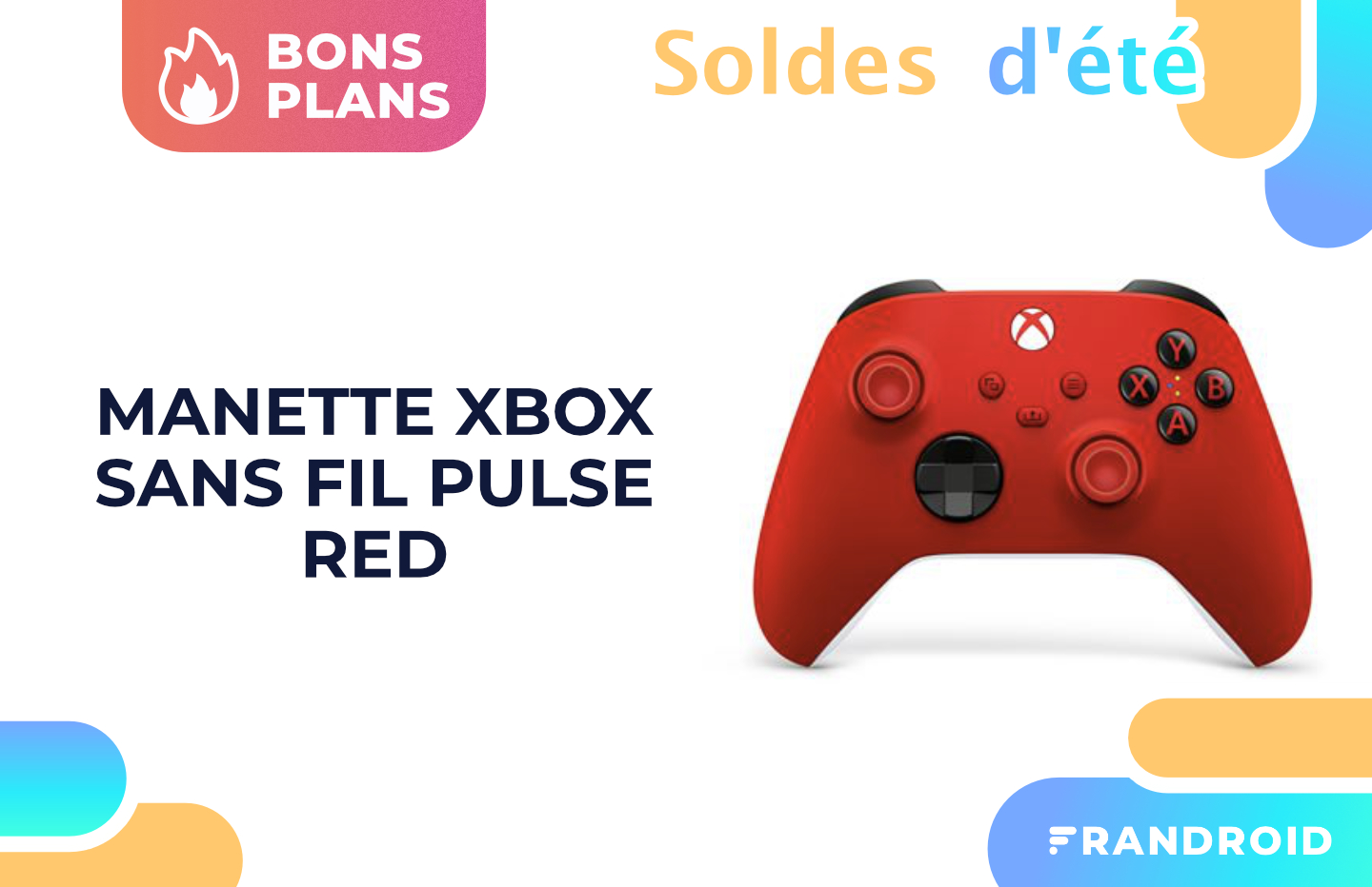 Excellent prix sur la manette sans fil Xbox Pulse Red !