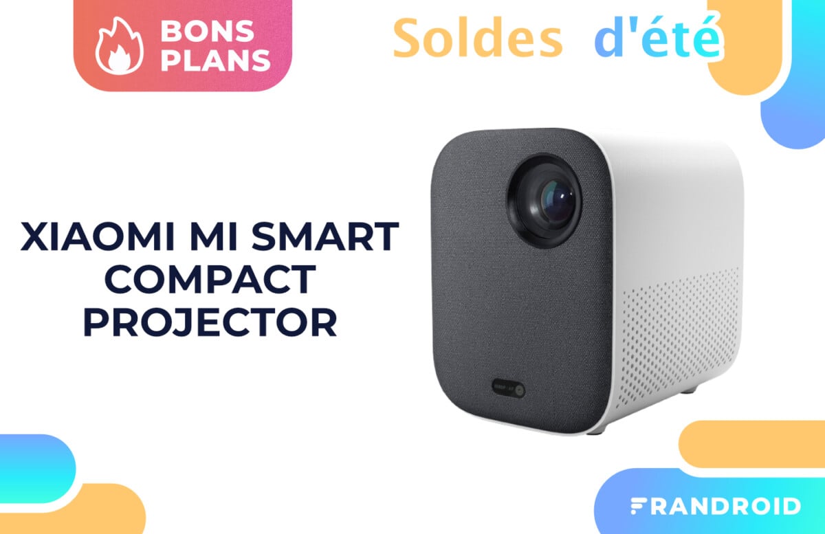 Promotion sur le projecteur Xiaomi Mi Smart Compact pour les soldes d'été 2021.
