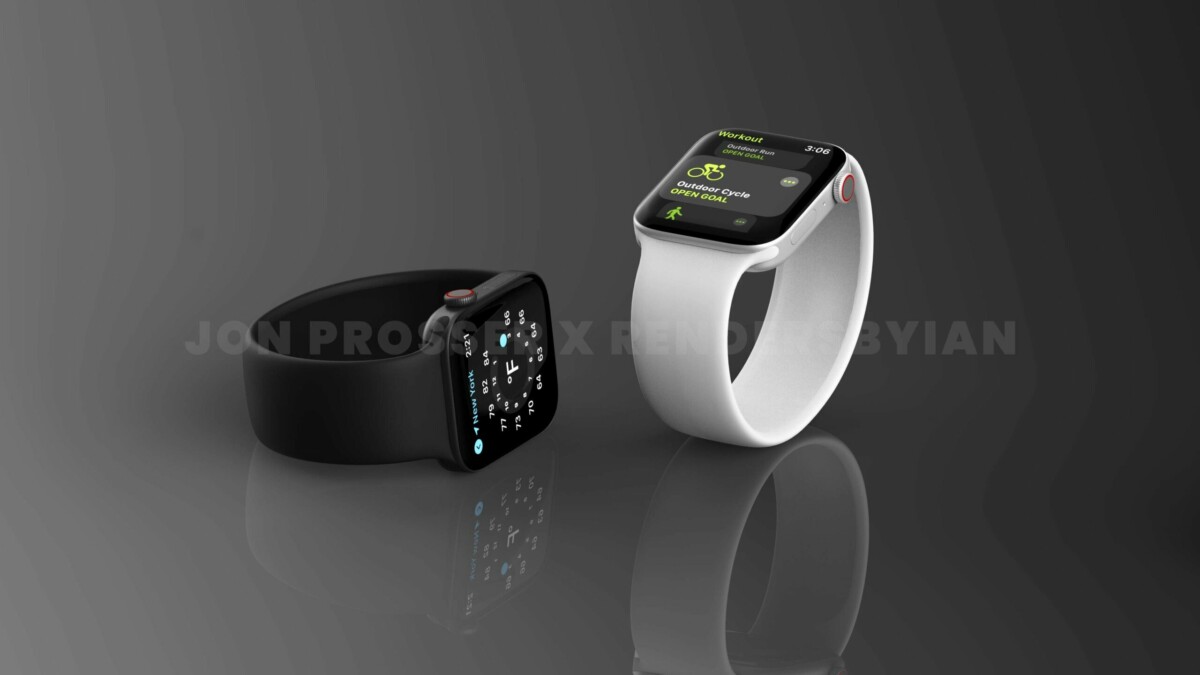 A possible rendering of the Apple Watch Series 7
