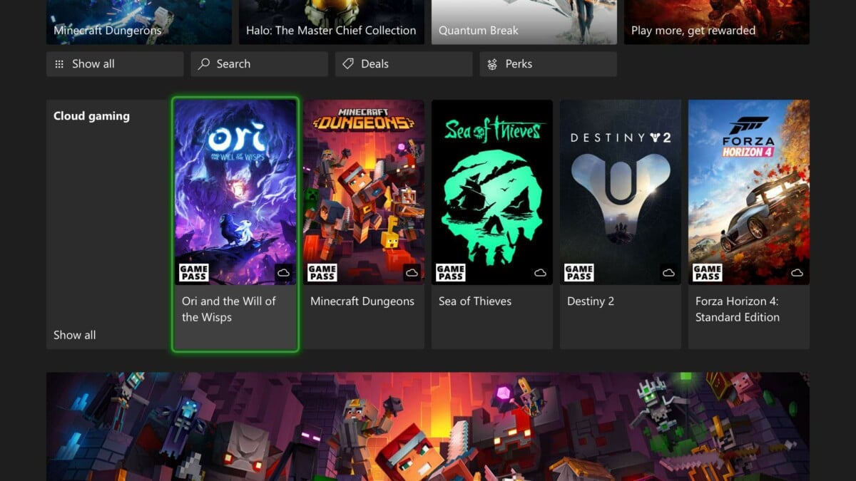 Le cloud gaming arrive sur Xbox One et Xbox Series X|S