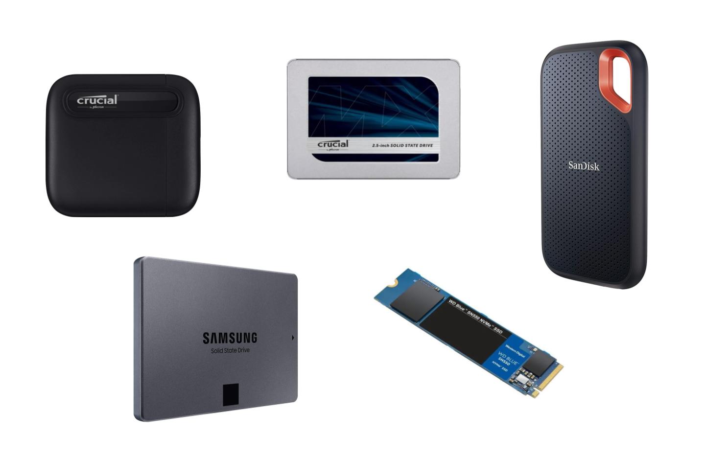 Notre TOP 5 des SSD internes, externes et NVMe actuellement en