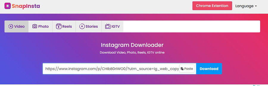 uploader for instagram download