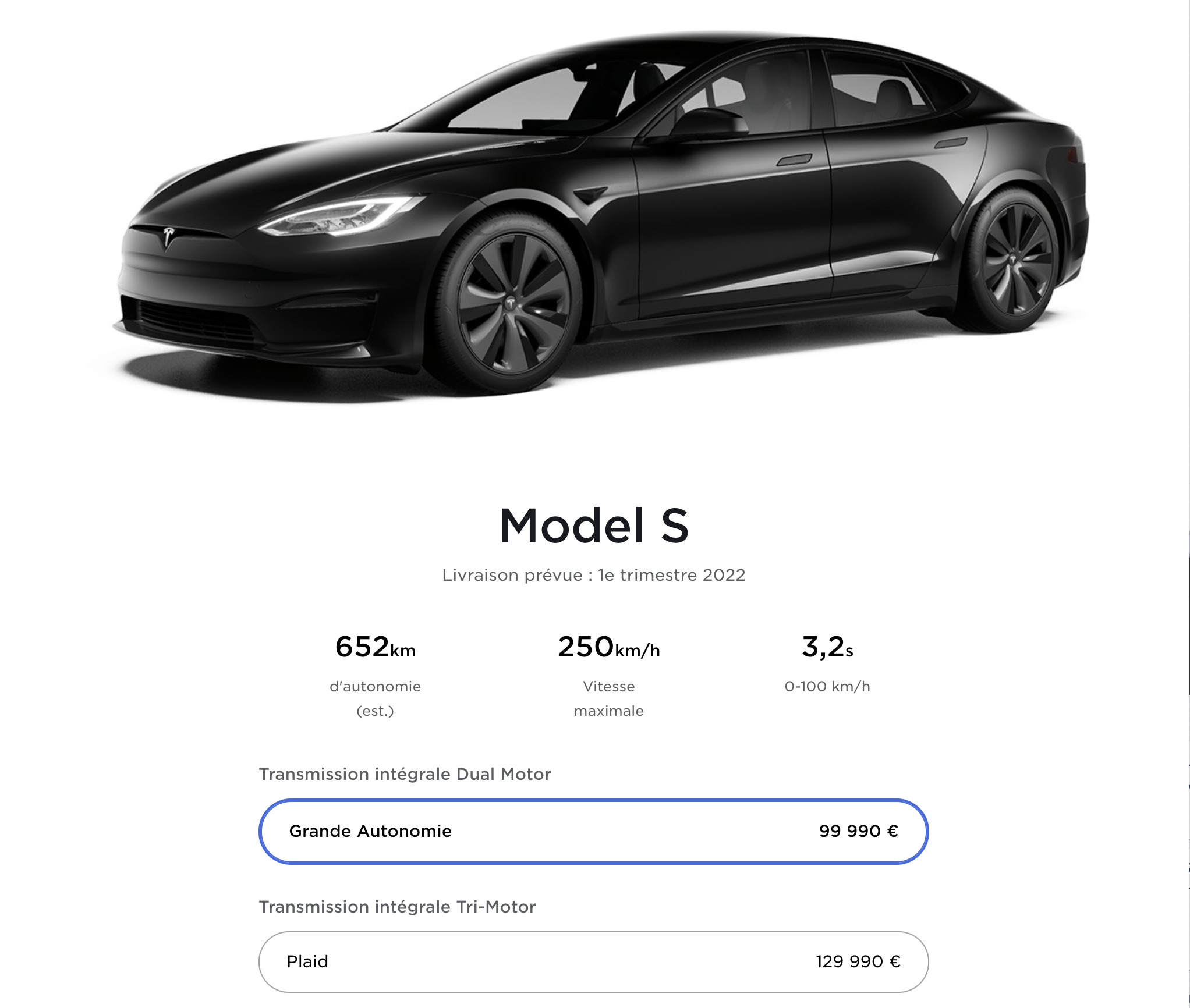 Tesla Model S : son prix augmente encore en France sans aucune explication