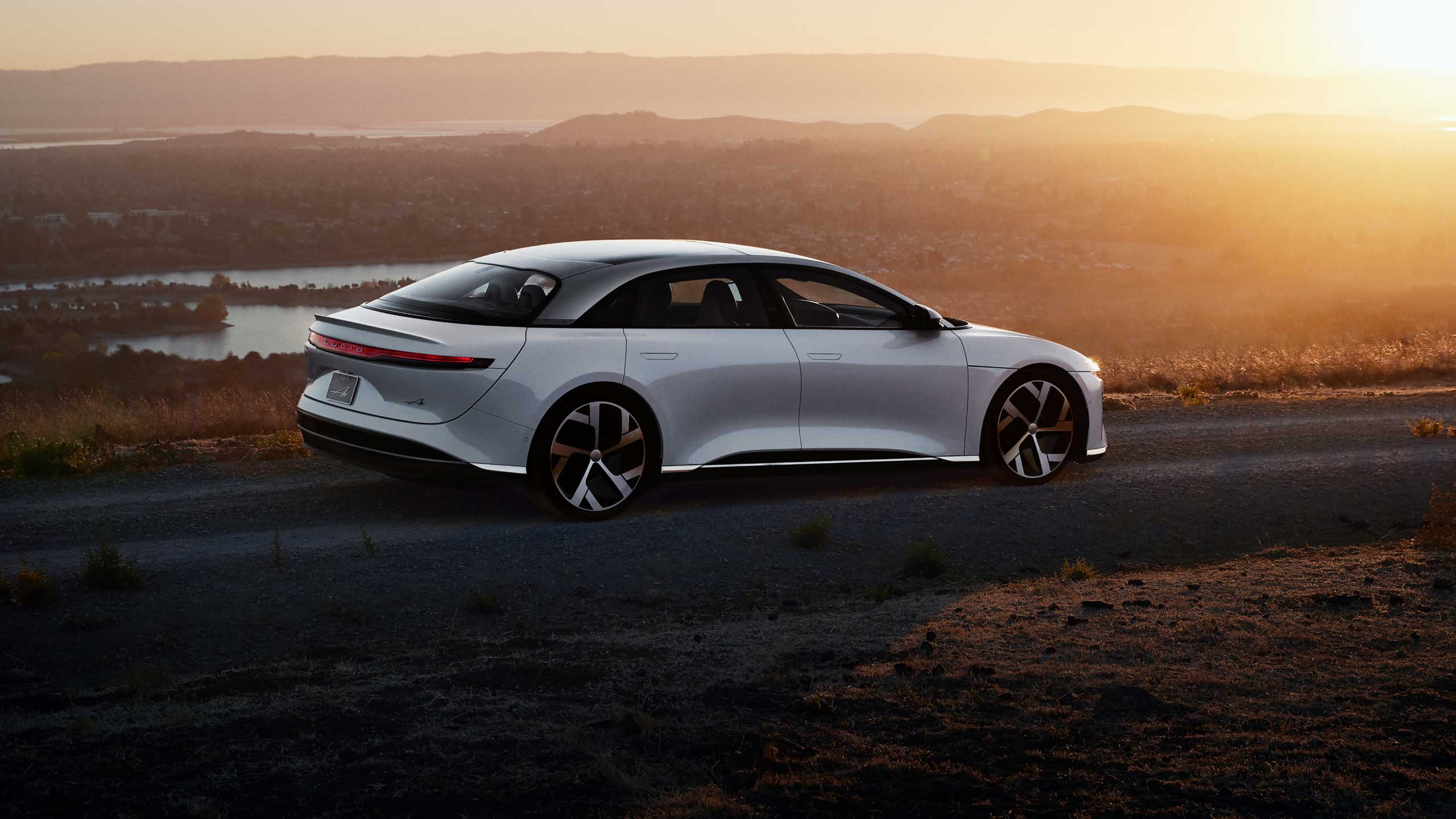 She Walks Past Tesla The Lucid Air Is The Electric Car With The