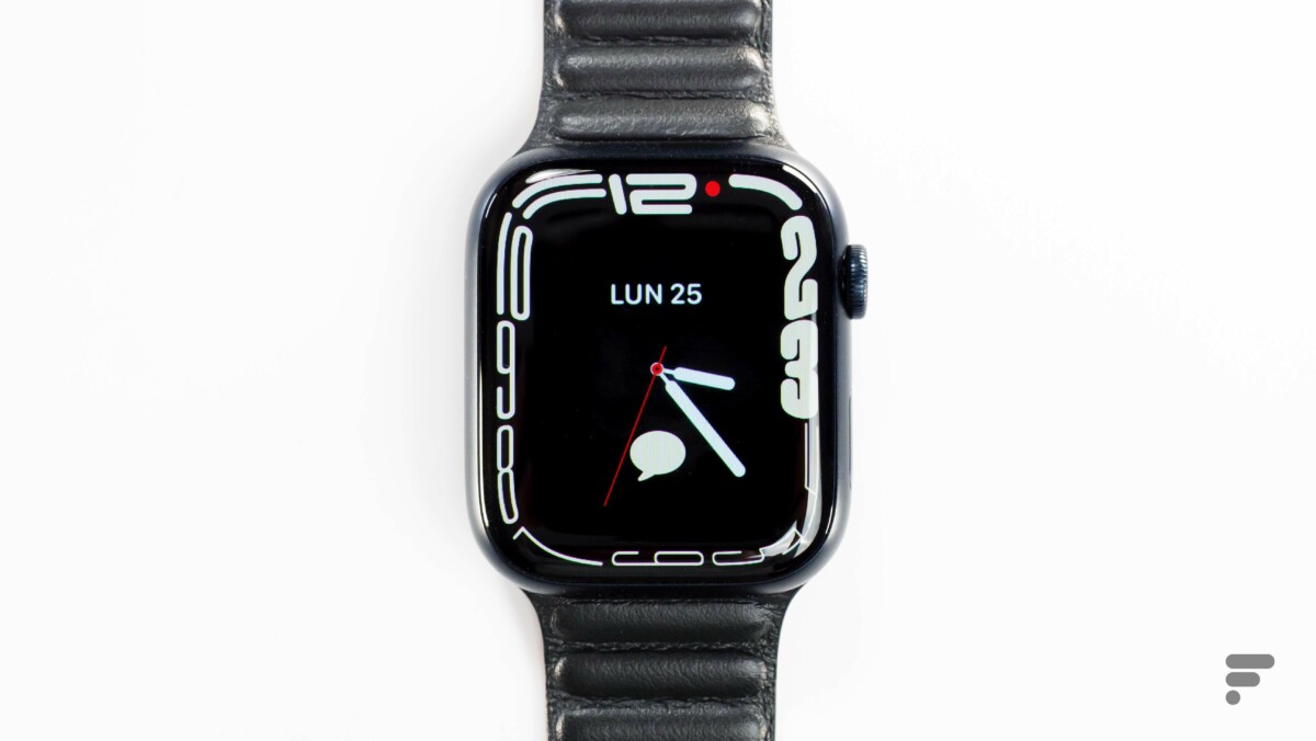Un cadran de l'Apple Watch Series 7