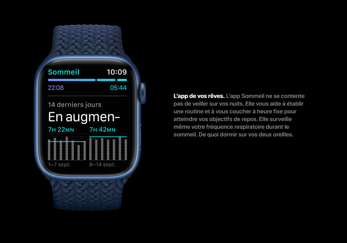 Sleep analysis works on the Apple Watch Series 7