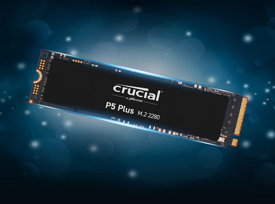  Crucial CT1000P5PSSD8 SSD Interne P5 Plus 1To (PCIe 4.0, 3D NAND, NVMe, M.2) jusqu'à 6600Mo/s