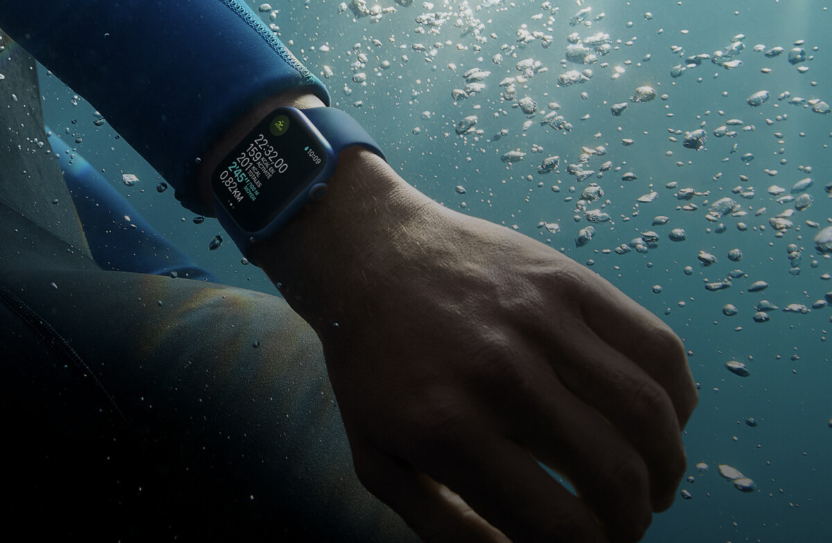 L'Apple Watch peut être supporter jusqu'à 50 m sous l'eau