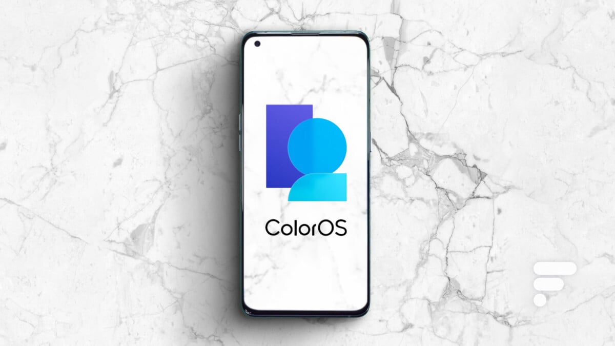 L'Oppo Find X3 Pro avec le logo ColorOS 12