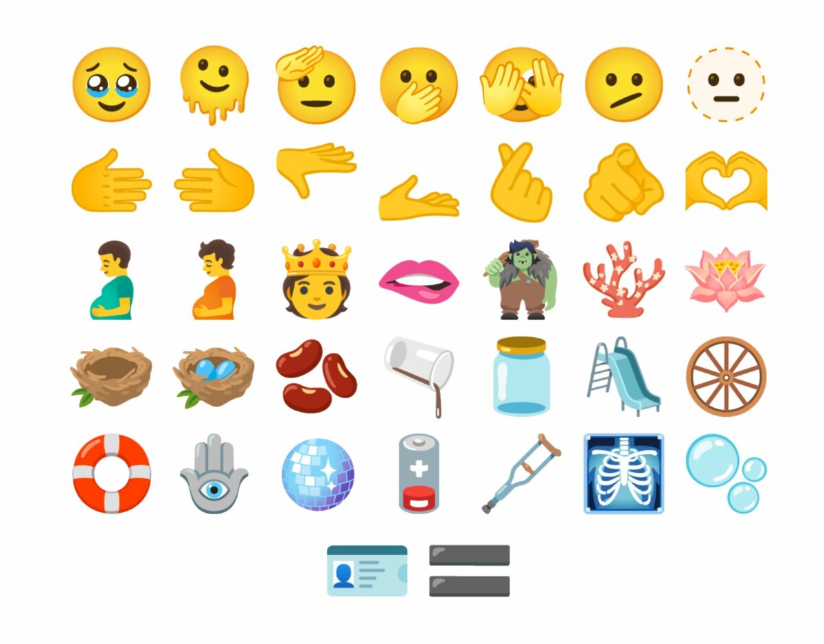 Android 12L: sudah 107 emoji baru di pembaruan besar baru