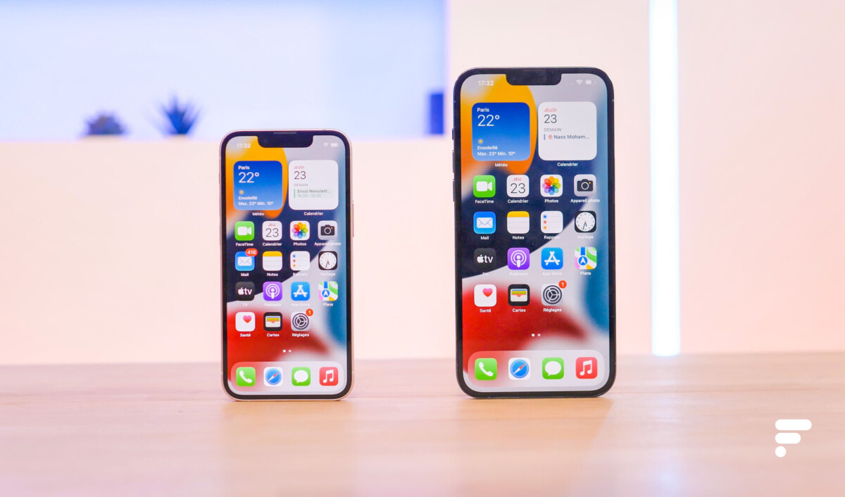 L’iPhone 13 mini et l’iPhone 13 Pro Max, le plus petit et le plus grand smartphone d’Apple