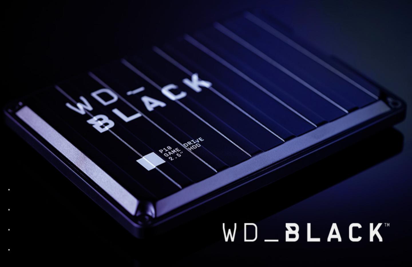 Disque dur externe de 4 To P10 de WD_BLACK Capacité stockage de 4 To 