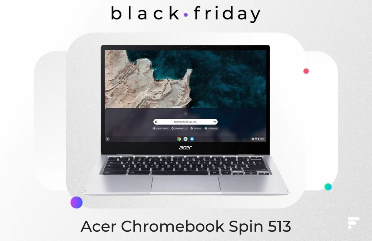 L&rsquo;Acer Chromebook Spin 513 tactile et réversible perd 40 % de son prix