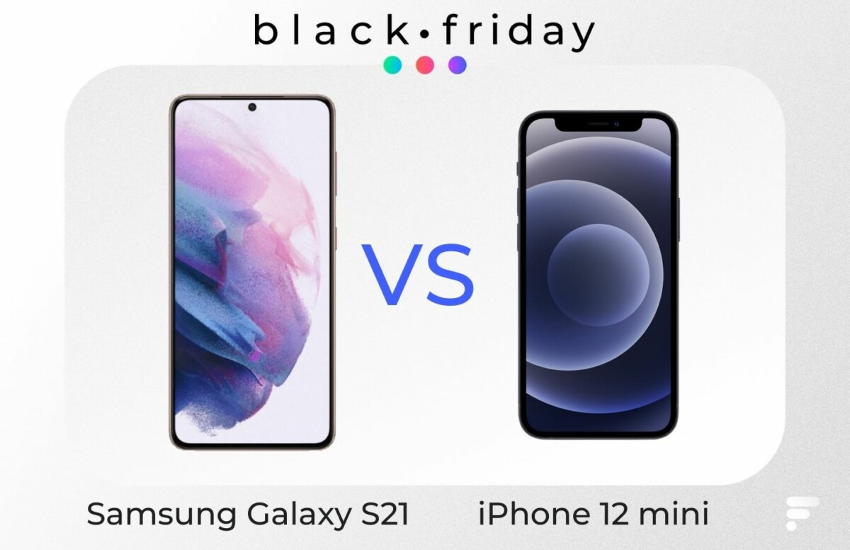 Samsung Galaxy S21 ou iPhone 12 mini : lequel choisir pour le Black Friday ? (599 € chacun)