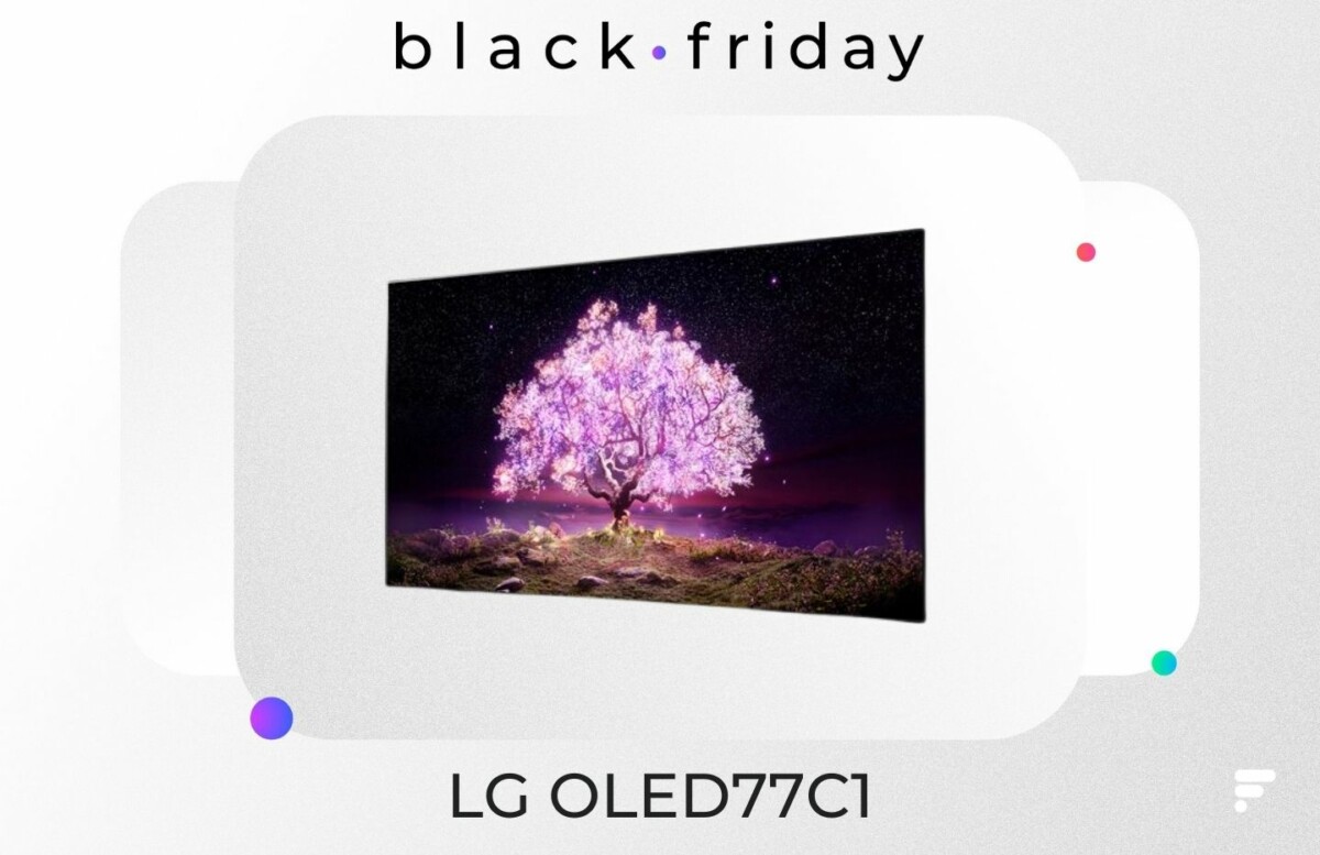 Max format 4K TV: the LG OLED77C1 loses € 1,300 for Black Friday