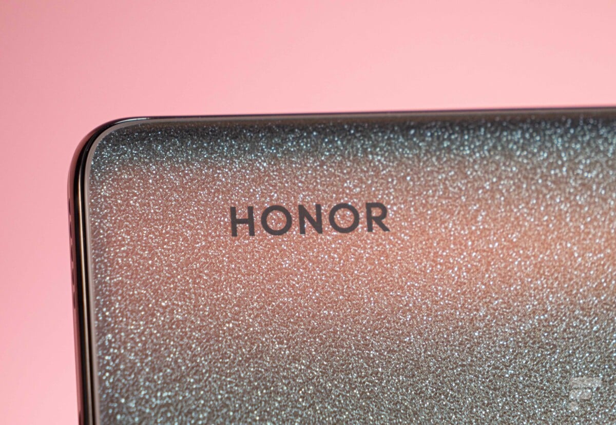 Le logo Honor sur le Honor 50