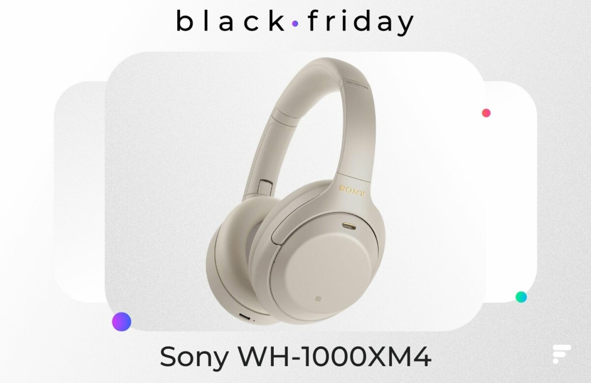 259 € au lieu de 380 €, c&rsquo;est le prix inédit du Sony WH-1000XM4 pour le Black Friday