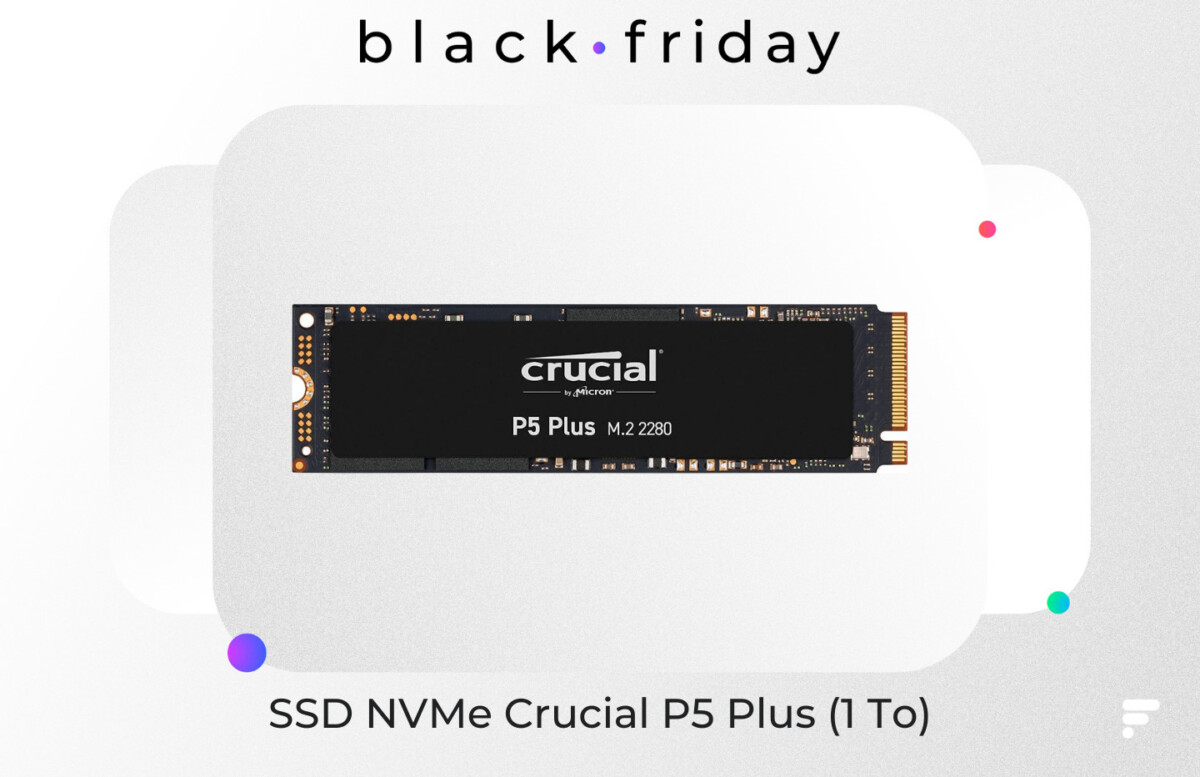 Le SSD Crucial P5 Plus (compatible PS5) n&rsquo;a jamais été aussi peu cher pour le Black Friday