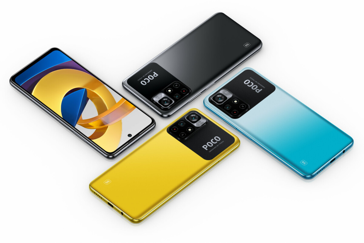 Les coloris du Xiaomi Poco M4 Pro