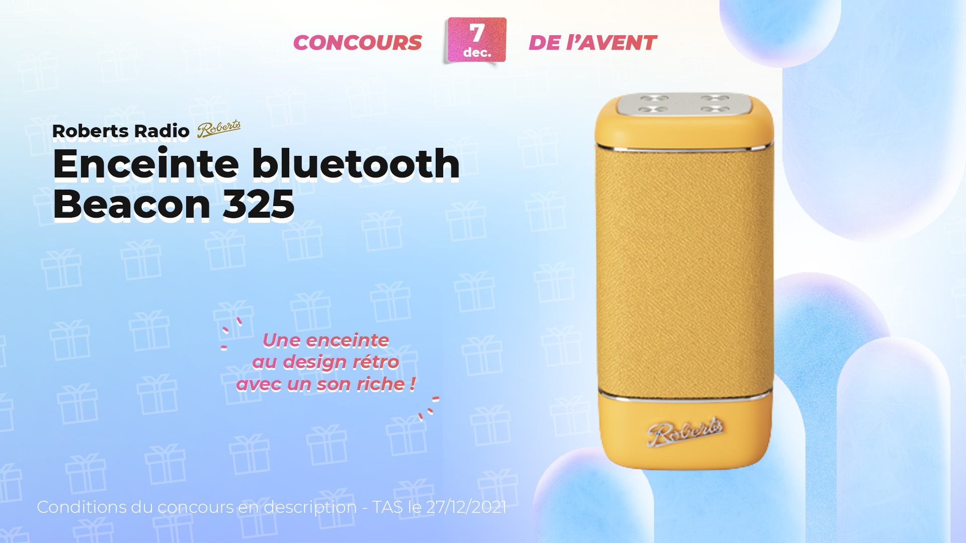 FrandroidOffreMoi une enceinte Bluetooth pour mettre l'ambiance en soirée