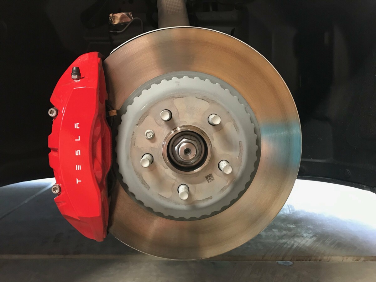 Les freins à disque d’une Model 3