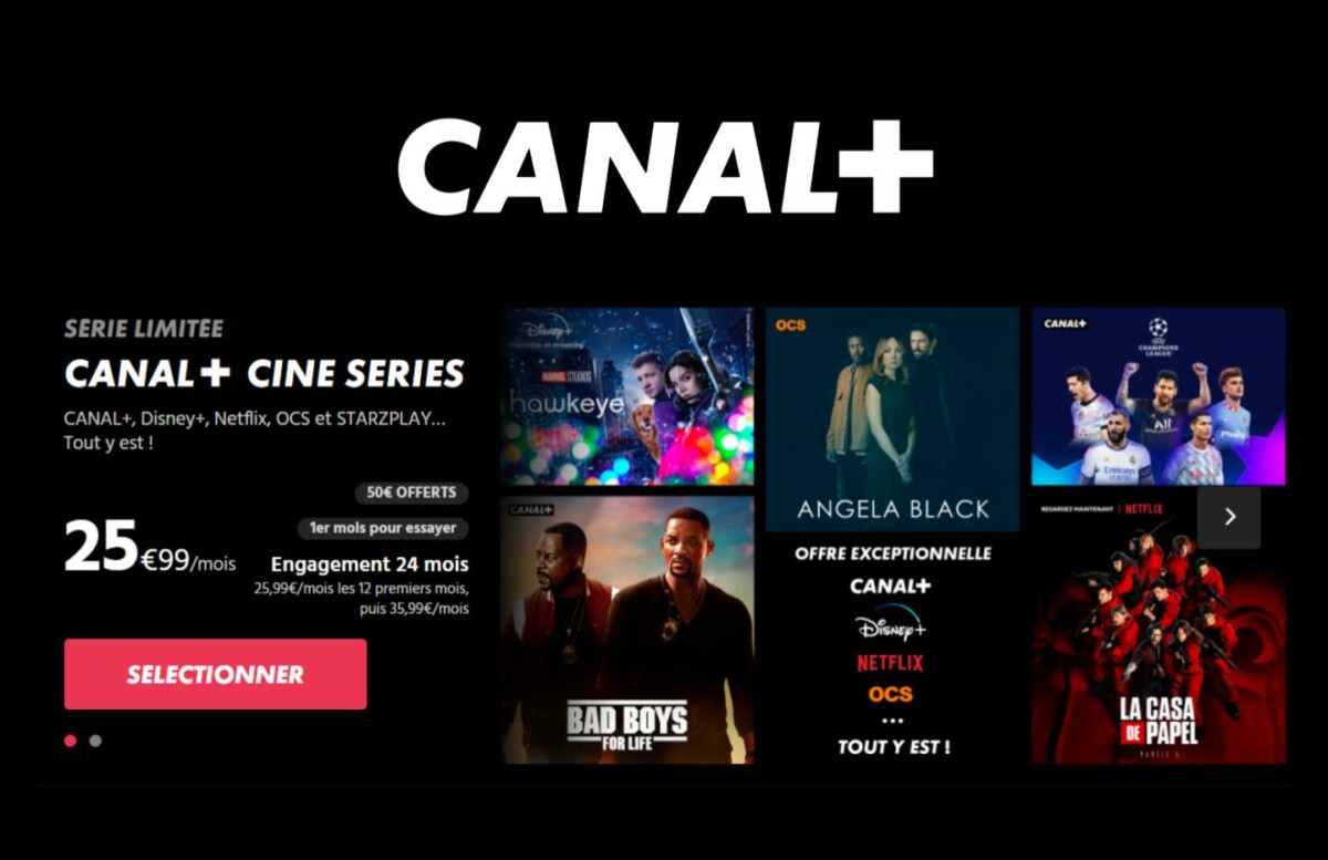 Canal+ réunit Netflix, Disney+ et OCS dans un abonnement unique à seulement 25,99€/mois